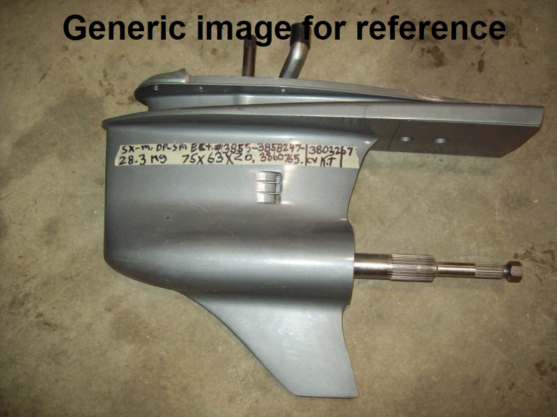 Volvo Penta DPSM Lower Unit 3860765 Volvo Penta DPSM Lower Unit Gearhousing 1.95, 2.32